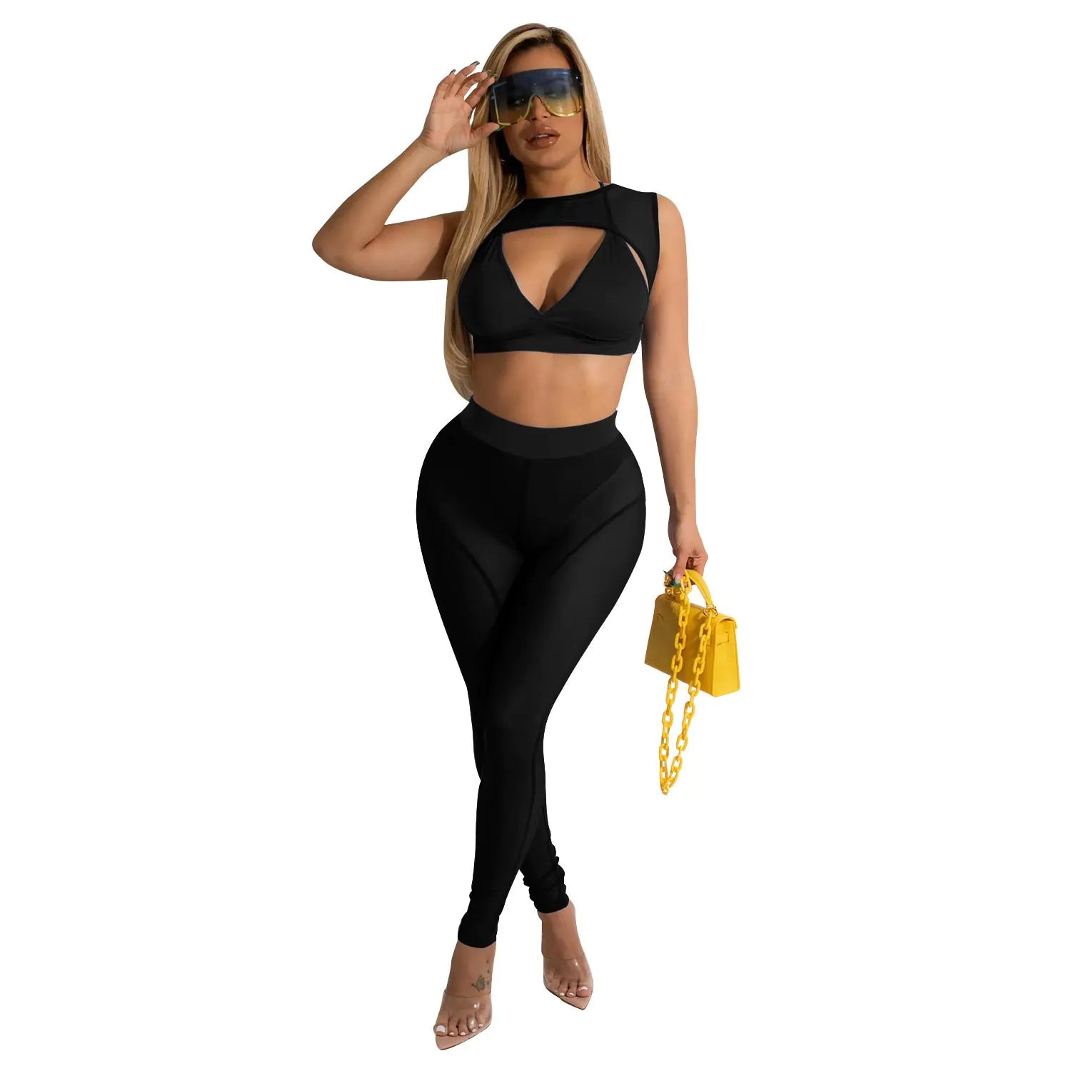 Élan Mesh Contour Leggings