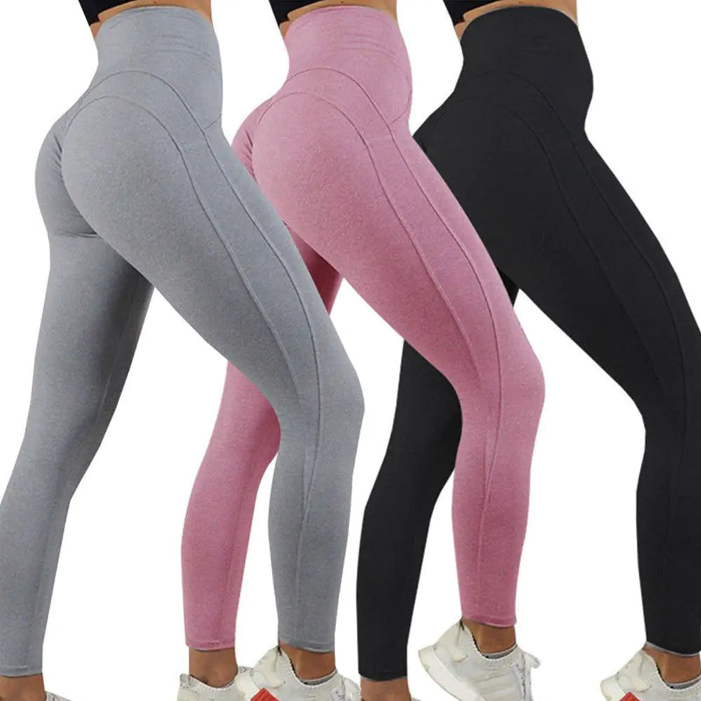 Élan Peach Sculpt High-Waist Leggings
