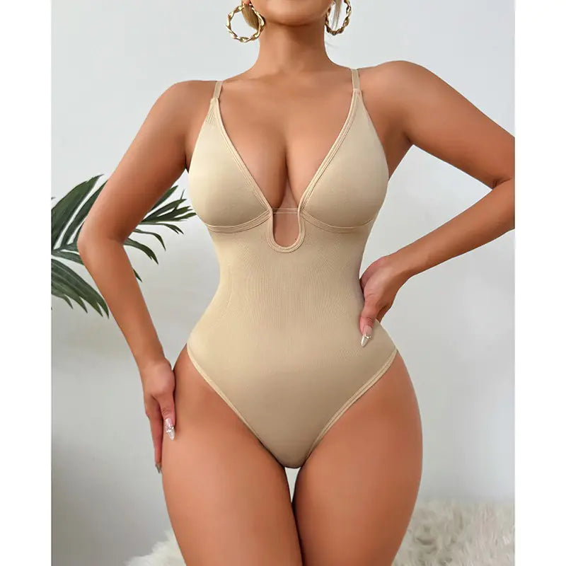 Élan Plunge Sculpt Bodysuit
