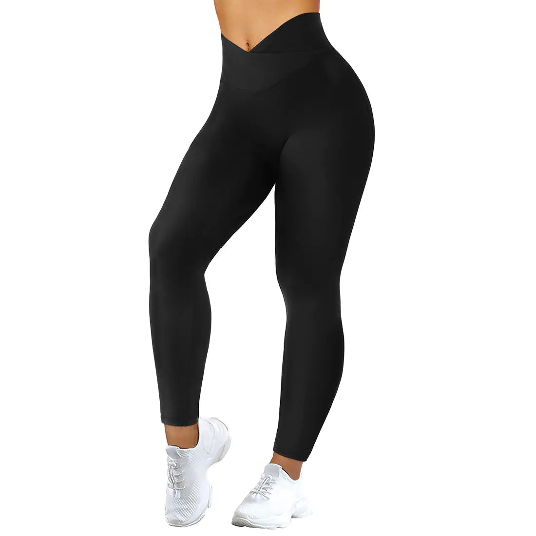 Élan Cross-Waist High-Waist Yoga Pants