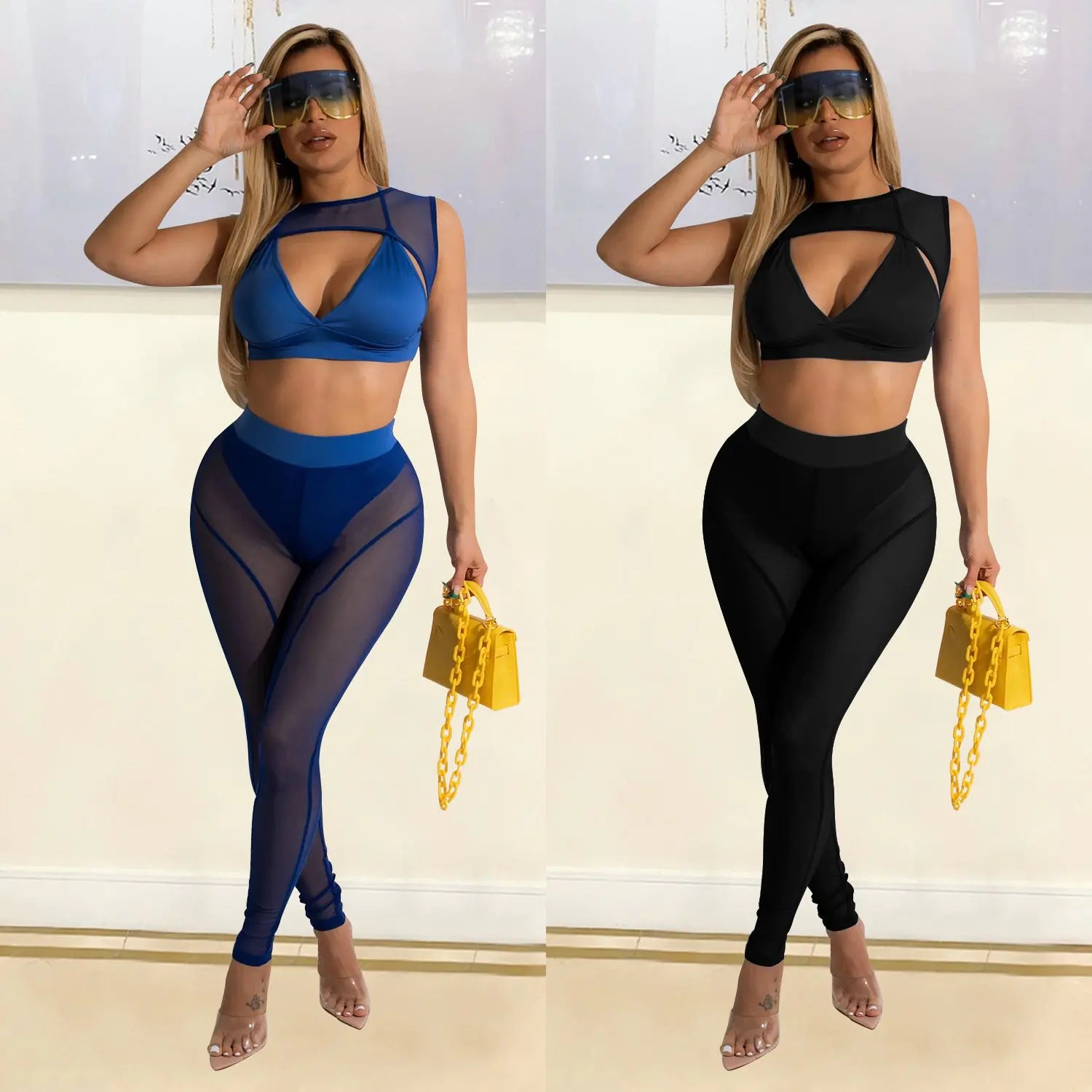 Élan Mesh Contour Leggings