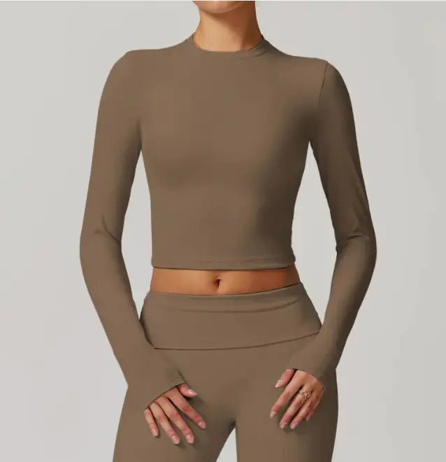 Élan Sculpt Slim Long-Sleeve Yoga Top