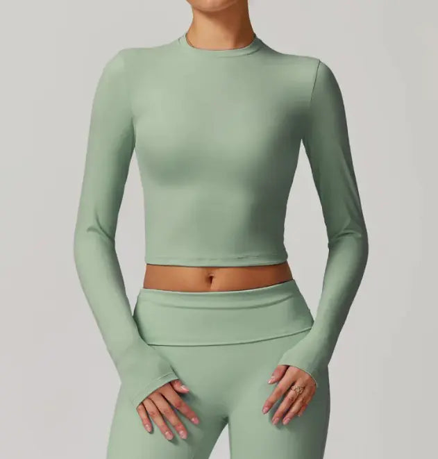 Élan Sculpt Slim Long-Sleeve Yoga Top