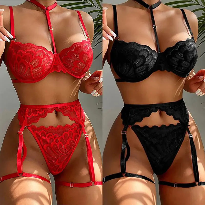 Élan Floral Elegance Lace Set
